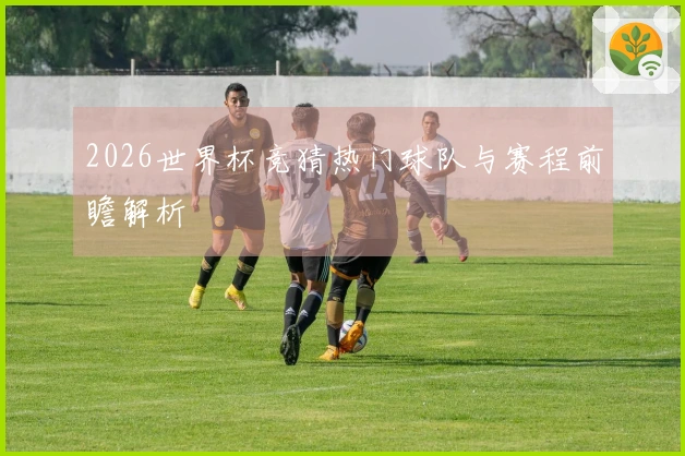 2026世界杯竞猜热门球队与赛程前瞻解析