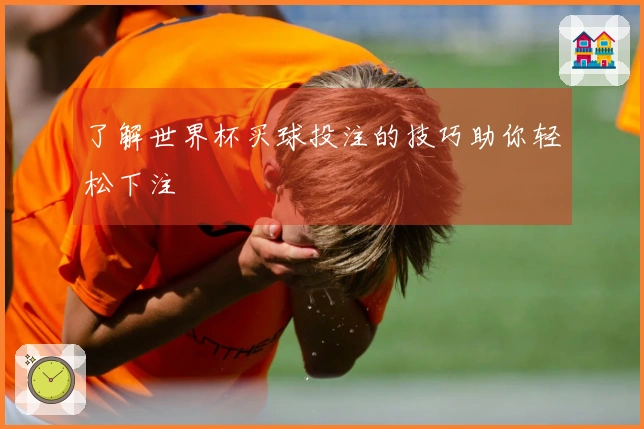 了解世界杯买球投注的技巧助你轻松下注